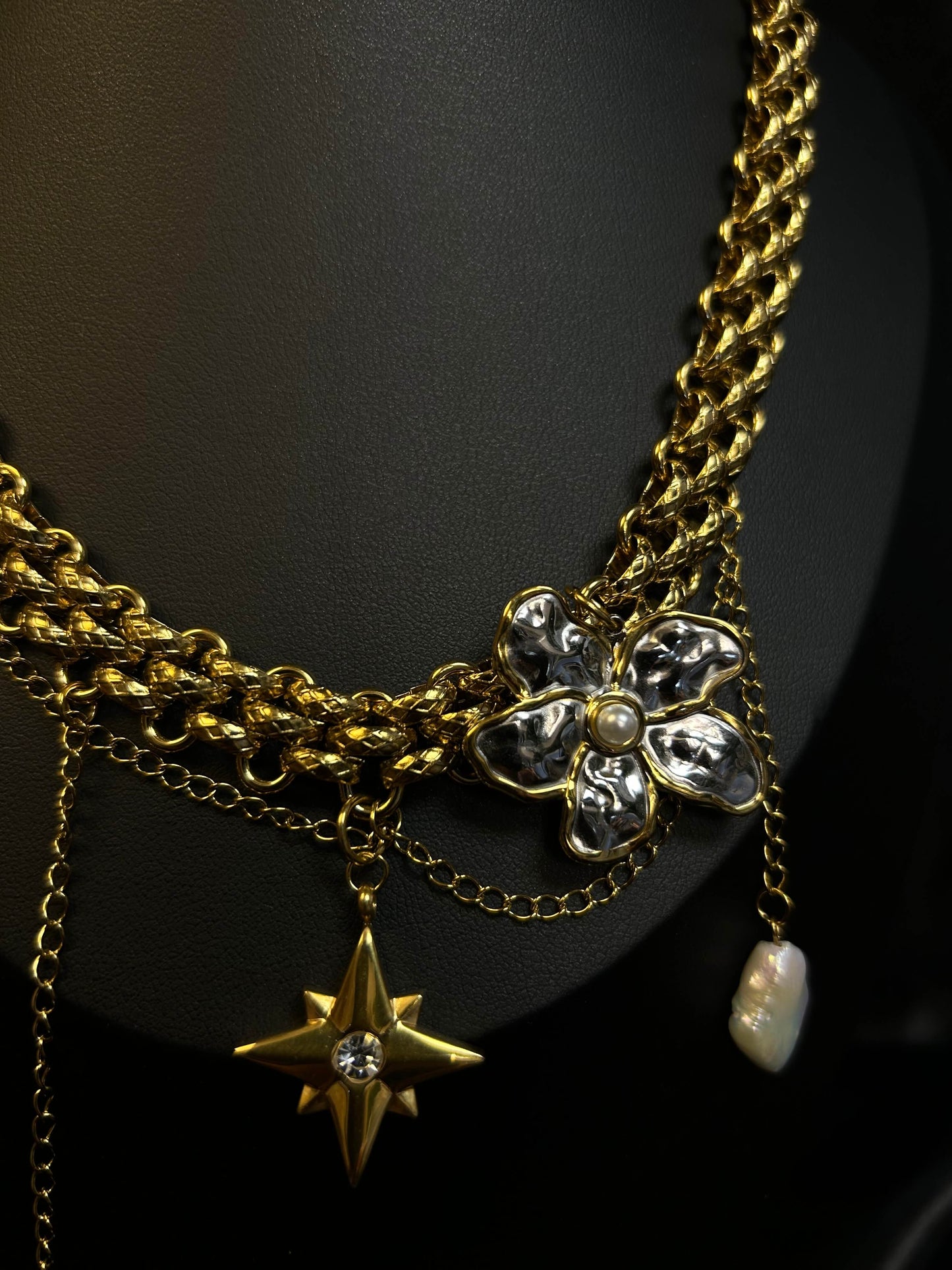 Original Necklace 18k gold-plated Titanium Steel Chucky chain Trendy Jewelry 2025 GMJN003