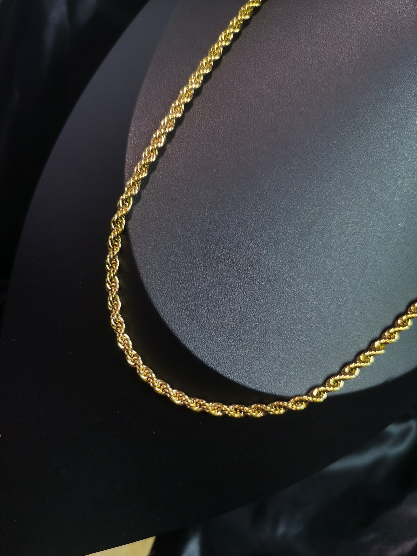 Rope Chain Necklace 18k gold-plated Titanium Steel Trendy Jewelry 2025 GMJBC001