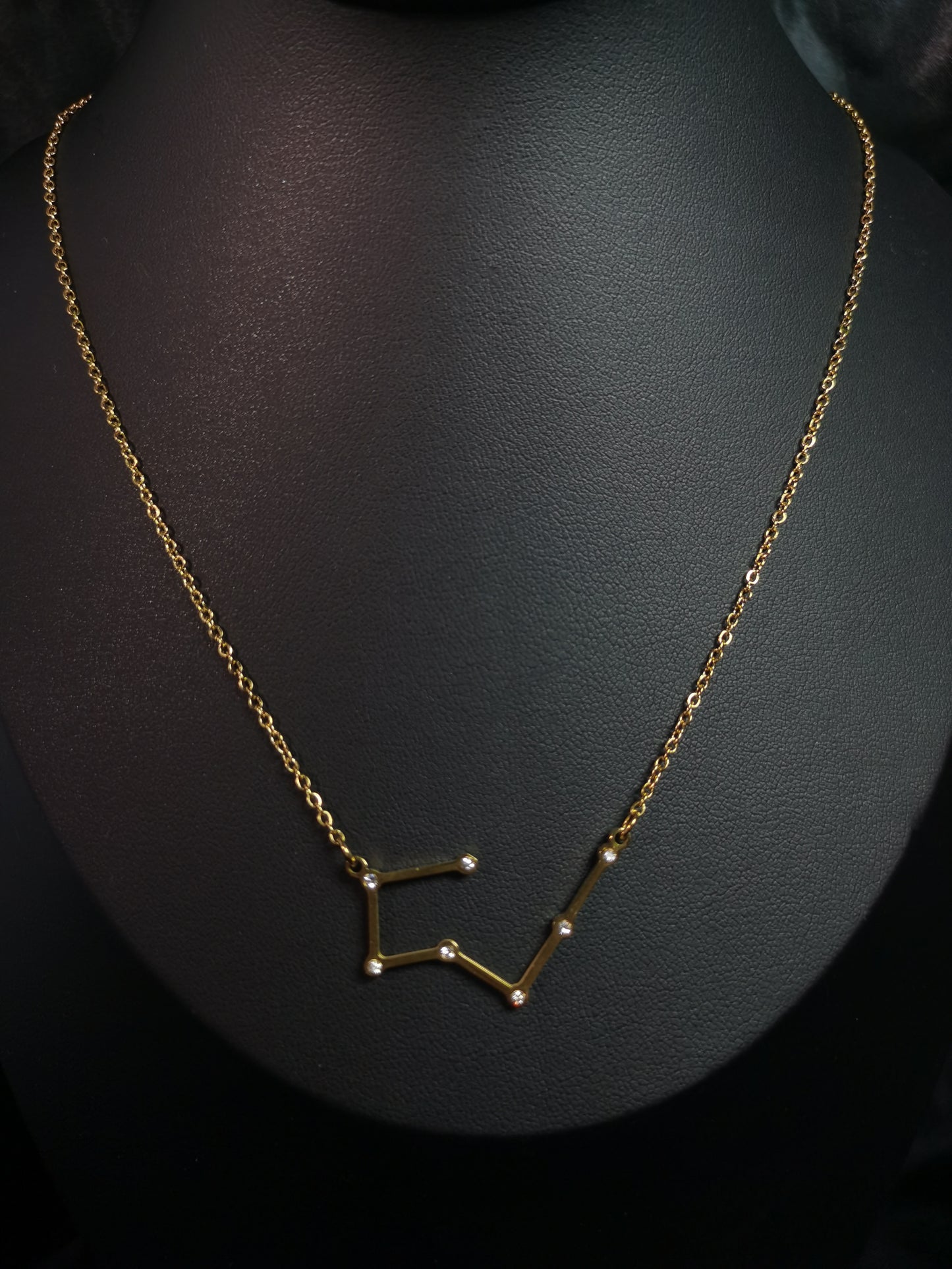 Zodiac Sign Necklace 18k gold-plated Titanium Steel O chain Trendy Jewelry 2025 GMJN013