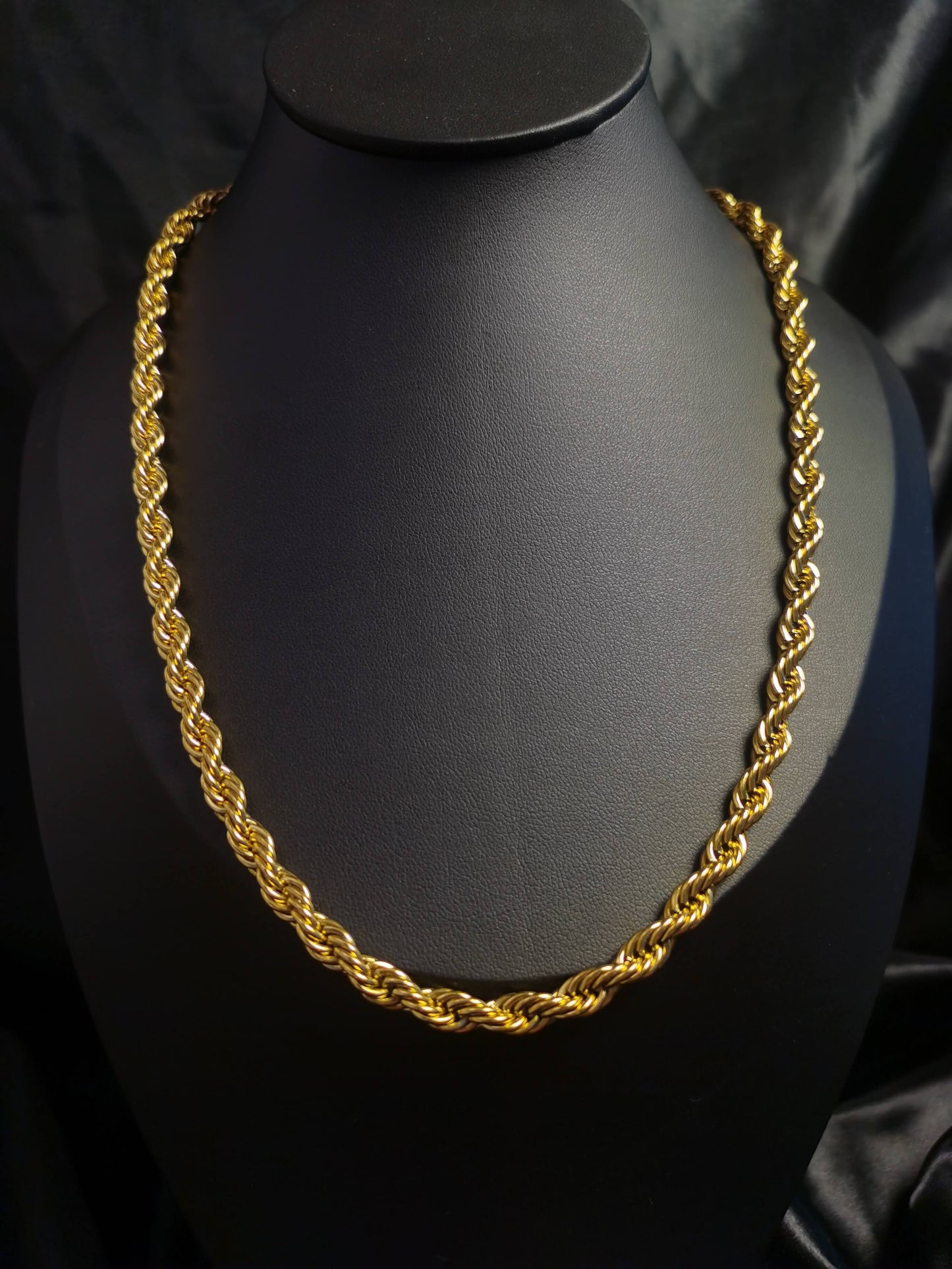Chunky Necklace 18k gold-plated Titanium Steel Rope chain Trendy Jewelry 2025 GMJN032