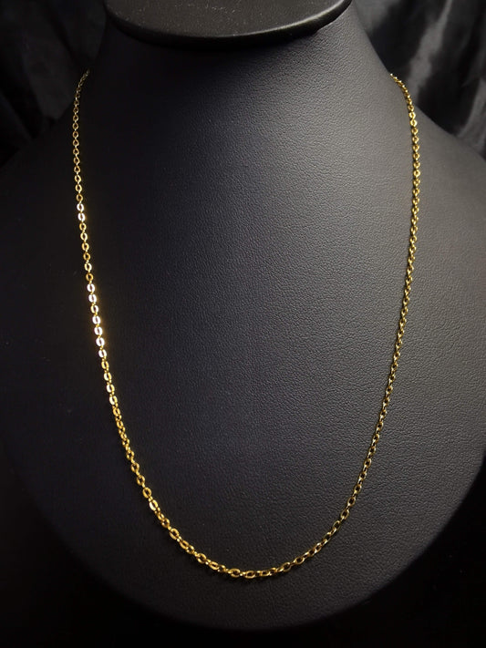 O Chain Necklace 18k gold-plated Titanium Steel Trendy Jewelry 2025 GMJBC005