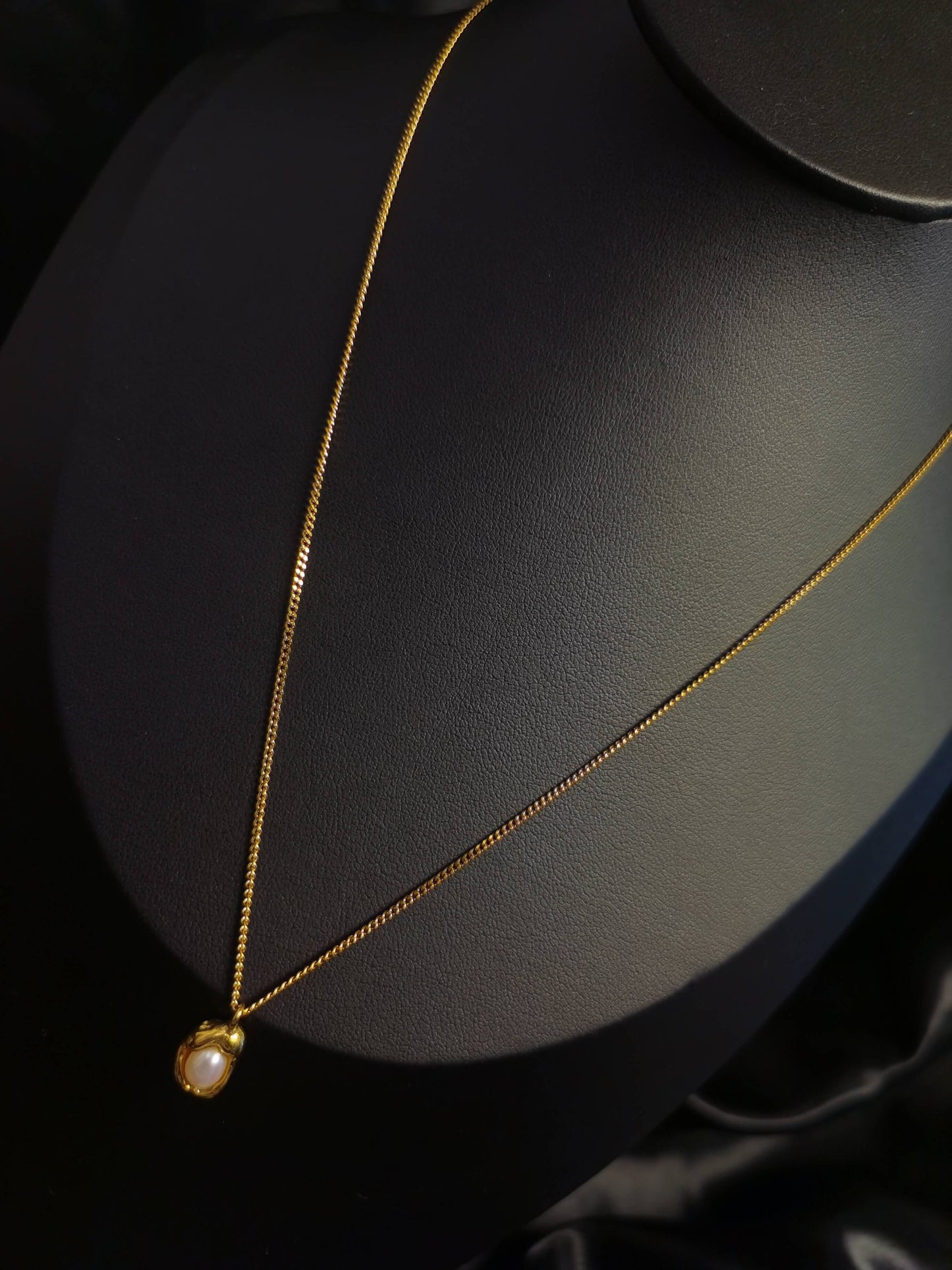 Pearl Necklace 18k gold-plated Titanium Steel  chain Trendy Jewelry 2025 GMJN028