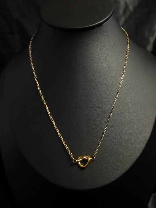 Knot Necklace 18k gold-plated Titanium Steel   chain Trendy Jewelry 2025 GMJN029