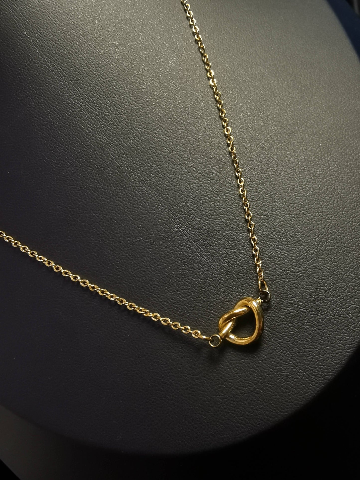Knot Necklace 18k gold-plated Titanium Steel   chain Trendy Jewelry 2025 GMJN029