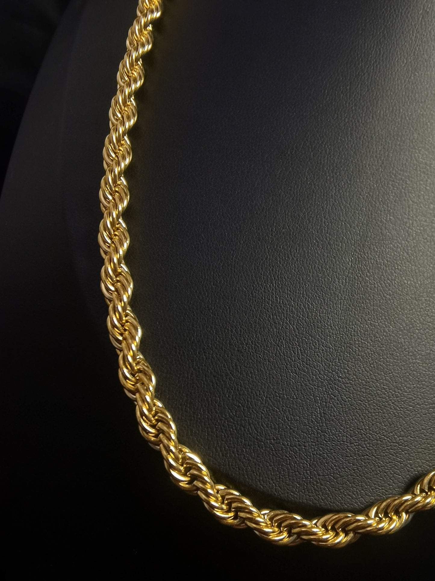 Chunky Necklace 18k gold-plated Titanium Steel Rope chain Trendy Jewelry 2025 GMJN032