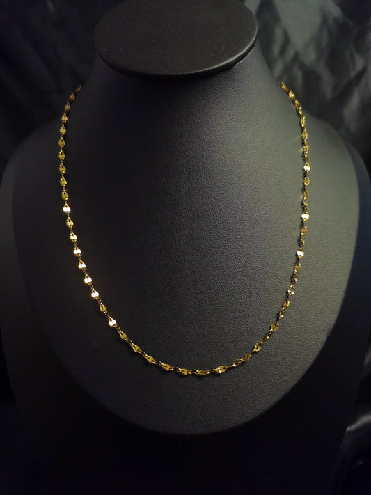 Lip Chain Necklace 18k gold-plated Titanium Steel Trendy Jewelry 2025 GMJBC015
