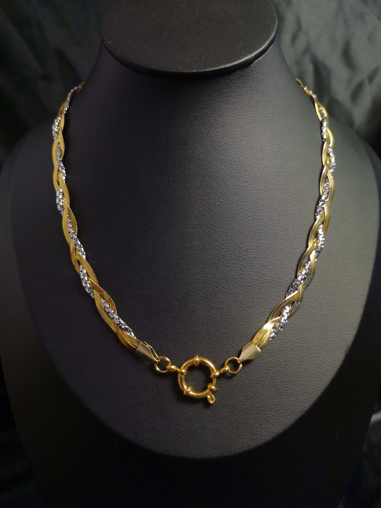 Name Initial Necklace 18k gold-plated Titanium Steel multiple chain Trendy Jewelry 2025 GMJN037