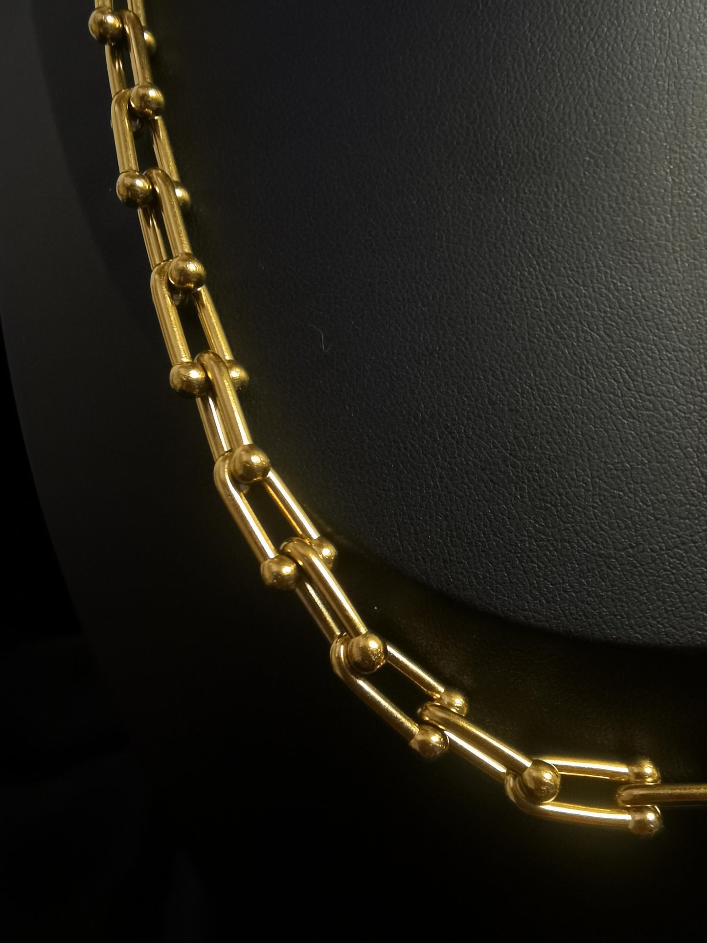 Horseshoe Chain Necklace 18k gold-plated Titanium Steel Trendy Jewelry 2025 GMJBC020